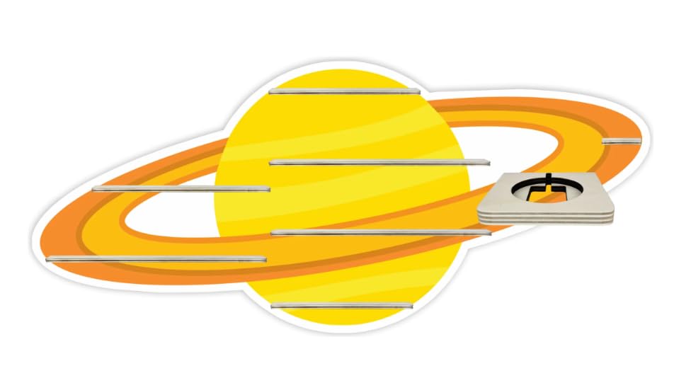 Farbklecks-Collection Musikboxregal Planet Saturn - passend für Toniebox -...