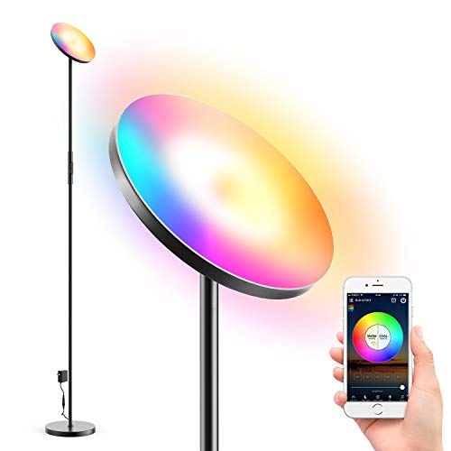 70% Off Discount Isenjo Smart WiFi LED Floor Lamp,Super Bright RGB Dimmable Color Changing Smart Standing Lamp, Touch & APP Control, Works with Alexa Google Home, for Living Room Bedroom Office,Adjustable Head - Black 70% Off Discount Isenjo Smart WiFi LED Floor Lamp,Super Bright RGB Dimmable Color Changing Smart Standing Lamp, Touch & APP Control, Works with Alexa Google Home, for Living Room Bedroom Office,Adjustable Head - Black