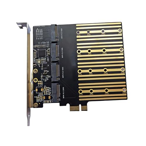 Tarjeta convertidora de unidad de 4 puertos ASM1064 PCIExpress para servidores NAS