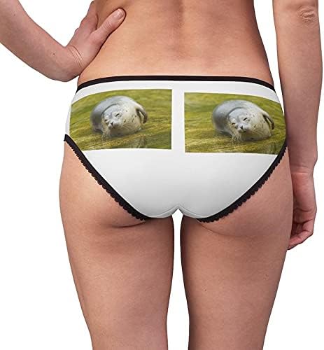 Common Seal Resting Panties, Common Seal Resting Underwear, Briefs, Cotton Briefs, Funny Underwear, Panties For Women