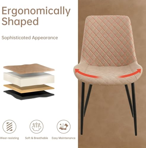 zaki dining chair - beige & oak reviews