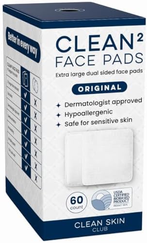 Clean Skin Club Clean² Pads 2.0 [New & Improved Edges] Guaranteed...