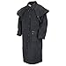 Outback Trading Unisex 2042 Low Rider Waterproof Breathable Full-Length Oilskin Duster Coat, Black, X-Large