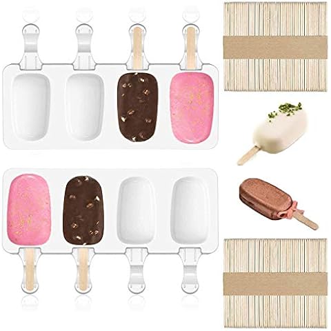 Tuofang Moldes para Paletas de Silicona Cover