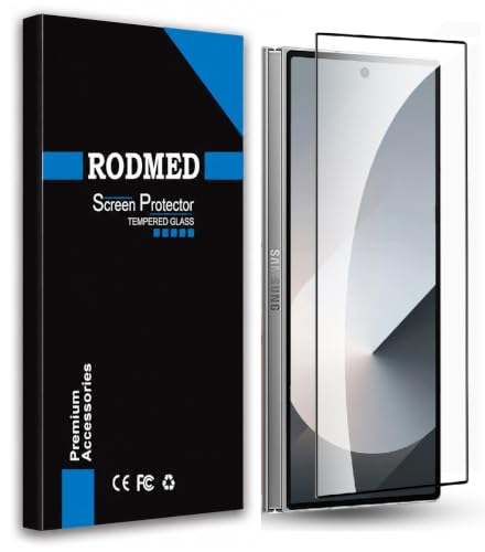 Image of 100% Fingerprint Unlock Military-Grade Gorilla Tempered Glass for Samsung Galaxy Fold 7 5G with Edge to Edge Coverage - Case Friendly, Anti-scratch and Bubble free With installation kit