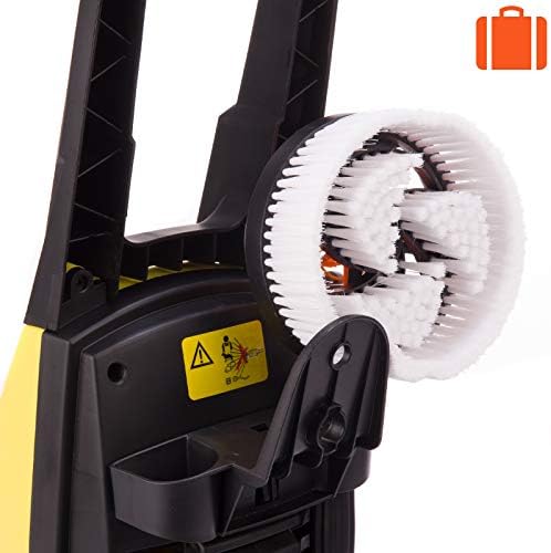 Wilks-USA RX510 High Power Pressure Washer 135 Bar Portable Electric Jet Washer for Patio Car Driveway & Garden with Snow Foam Bottle
