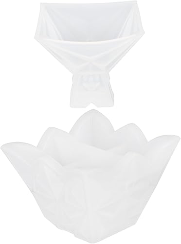 VILLCASE Caja de almacenamiento, molde para lápiz labial, bandeja de molde de resina, moldes de resina de silicona, moldes de silicona para caja de