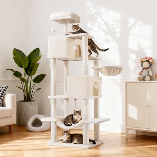 Torre para Gatos de Interior 66 Pulgadas con Rascador miniatura 7
