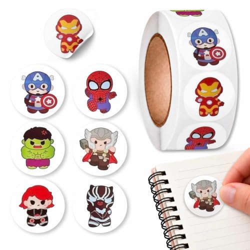 Pegatinas de Comics y Superheroes para Niños, superhero stickers, 1 Unidad