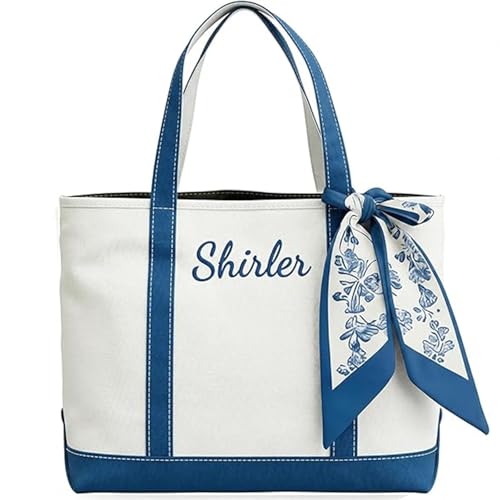 Bolso Tote de Lona Personalizado con Cinta y Bordado miniatura 1