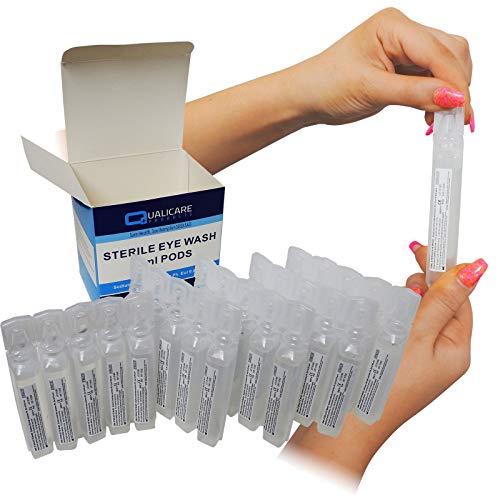Qualicare Sterile Natriumchlorid-Augenpflege-Reinigungslösung, 25 x 20 ml Cover