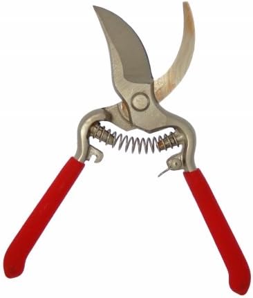 Zenport Z290 Professional Pruner Drop Forged Steel Red Cushion Grip 1 in. Cut 8 in. Long