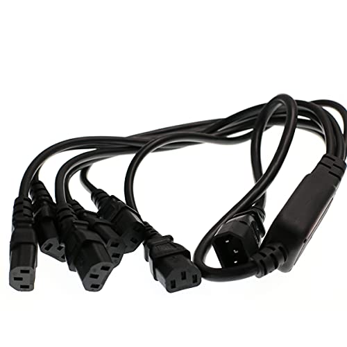 DRRI IEC C14 Mannelijke Plug naar CEE 7/7 Europese Vrouwelijke Schuko Socket Extentionele Korte Lood Kabel voor UPS PDU DRRI IEC C14 Mannelijke Plug naar CEE 7/7 Europese Vrouwelijke Schuko Socket Extentionele Korte Lood Kabel voor UPS PDU