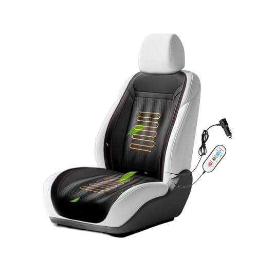 VLFLG 2025 Massagekissen mit Winter und Sommer, kühlende Sitzbezüge, Stuhlmassagegerät für den ganzen Körper, 12 V, 3-in-1-Autositzbezüge, Geschenke für Vater, Mutter (Winter & cool, Massage-2)