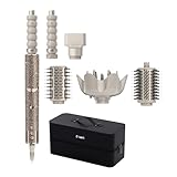 Shark FlexStyle Sparkle Limited Edition Gold Diamond 5-in-1 Haarstyler und -trockner mit Lockenaufsatz, Paddelbürste, Ovalbürste, Konzentrator, Diffusor, Aufbewahrungsbox, ohne Hitzeschäden HD446JSEU