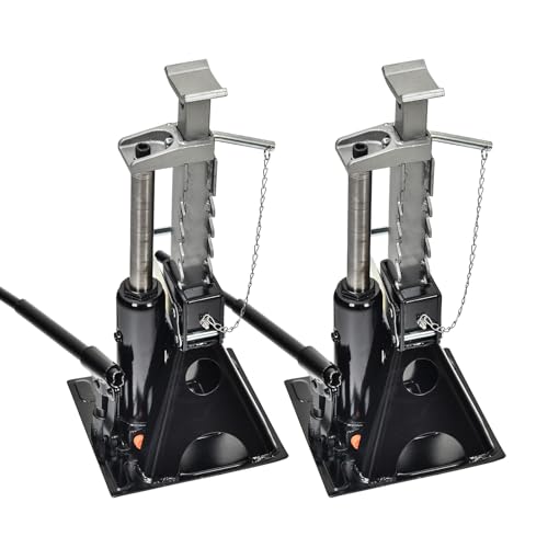 Fkstyle�y�W���b�L�ƃX�^���h����̉��z���W�b�g���b�N 2�Z�b�g 3t ������ �W���b�L�X�^���h �n �������� 280-530mm �I�[�g���b�N �ω׏d �ꋉ�����Ԑ����m�ďC ������ ���� �^�C������ (�V���o�[ ���)