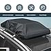 Zosgrew Car Roof Rack Cover, Waterproof Rooftop Cargo Cover, 74.8 x 57 Inches Rooftop Luggage Rain Cover with Drawstring, Universal Travel Accessories, for Most Cars (Black)