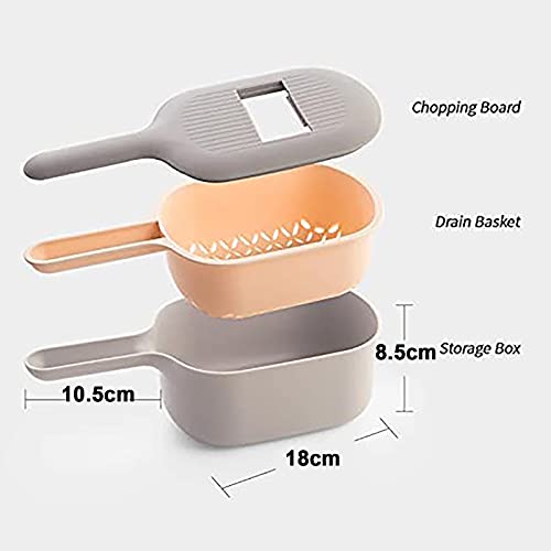 Multifunctionele Keuken Mandoline Slicer Draagbare Groentesnijder Met Handvat En Container Keuken Tool 4 In 1 Cutter… - Image 3