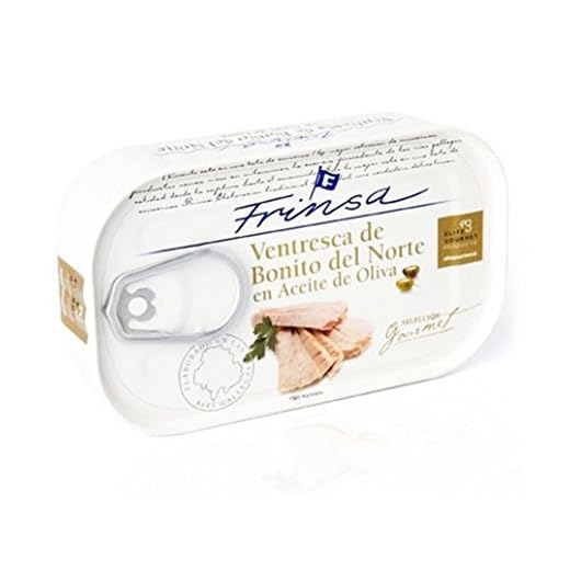 6 Latas Ventresca de Bonito del Norte en aceite de Oliva (peso neto por lata 120gr)