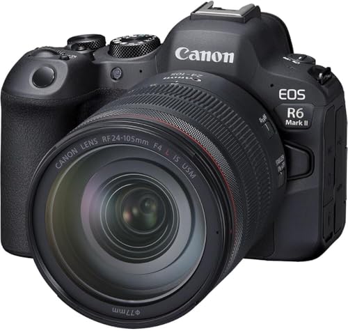 Image of Canon EOS R6 Mark II Mirrorless Camera with PIXIBYTES Microfiber Cleaning Cloth (Body w /Lens + Pro Bundle)
