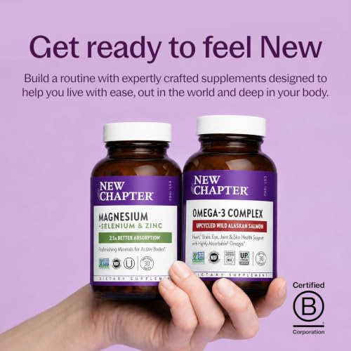 New Chapter Magnesium Glycinate, Selenium & Zinc Supplement, 30 Tablets | Magnesium Glycinate, Supports Muscle and Bone Health with Electrolyte Balance, For Active Bodies, Kosher, Vegan, Gluten Free - image 8