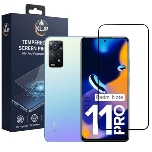 Image of Military-Grade Gorilla Tempered Glass For Redmi Note 11 Pro / 11 Pro Plus / 11 Pro Max / 10 Pro / 10 Pro Max /Mi 11X / Mi 11X Pro /Poco X4 Pro With Installation Kit| Black