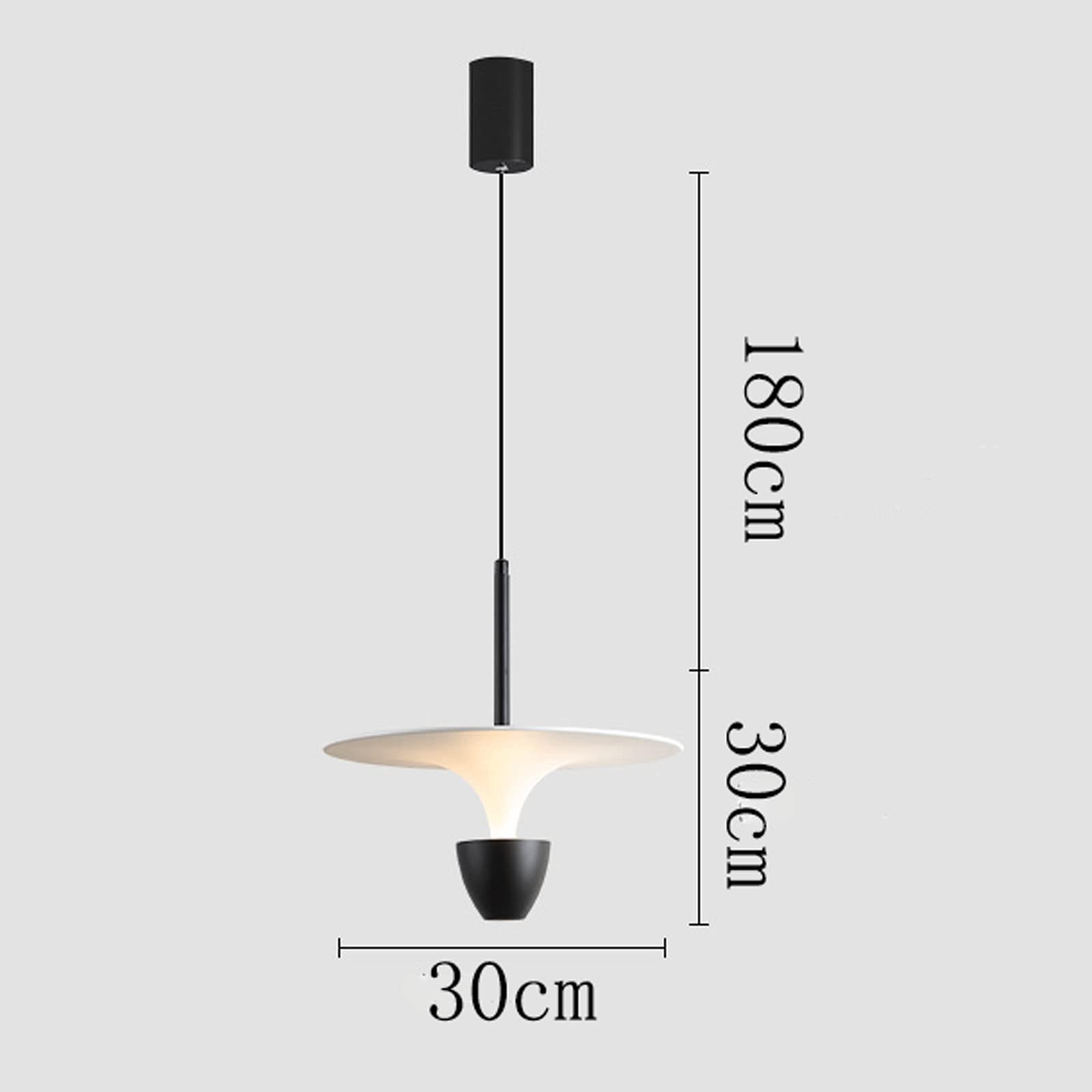 Lampy wiszące Wyspa kuchenna, Lampy wyspowe LED 8 W, Pojedyncza oprawa sufitowa wisząca, Oświetlenie wiszące Nowoczesna lampa wisząca sufitowa, Pokój dzienny, Jadalnia, Bar, Kawiarnia, Jadalnia itp.