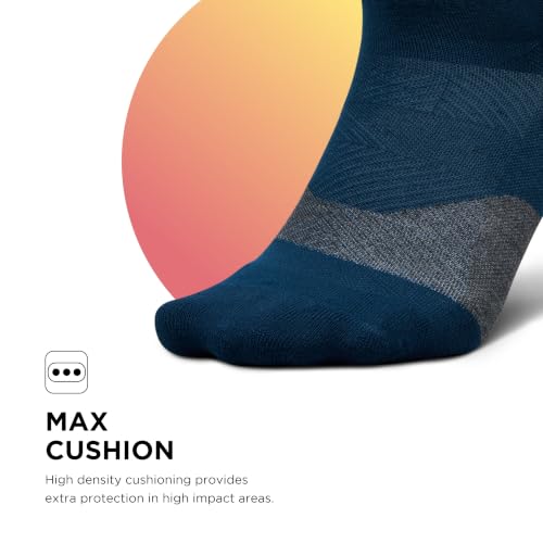 Image of Feetures Elite Light Cushion Mini Crew Sock - Sport Sock with Targeted Compression