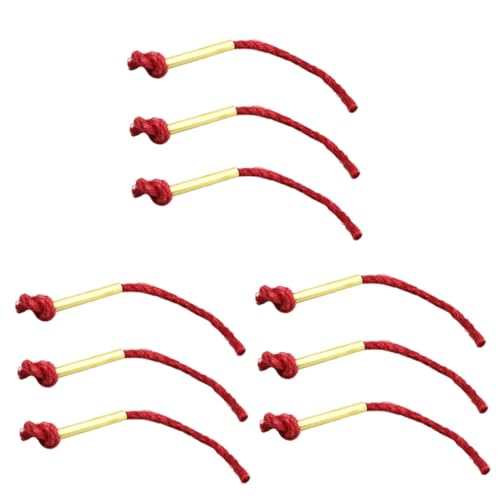 Toddmomy 3sets Camping Essential Waxed Fire Rope Aluminum Sleeve Safe for Outdoor Activities Perfect for Hiking Adventure 3pcs*3