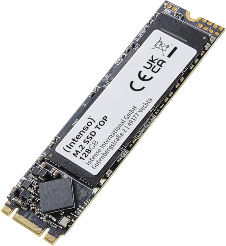 Intenso M.2 SSD SATA III Top 128 GB, Interne Festplatte mit 520 MB/s – Ansicht 1