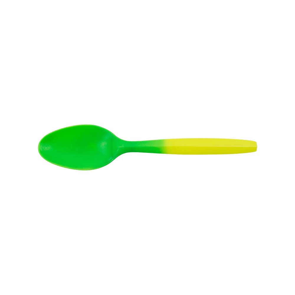 Karat U4000 (YLGE) Color Change Spoon - Yellow to Green (Case of 1000)