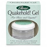 Quakehold! 22111 Gel for Glass and Crystal, Clear, 4oz