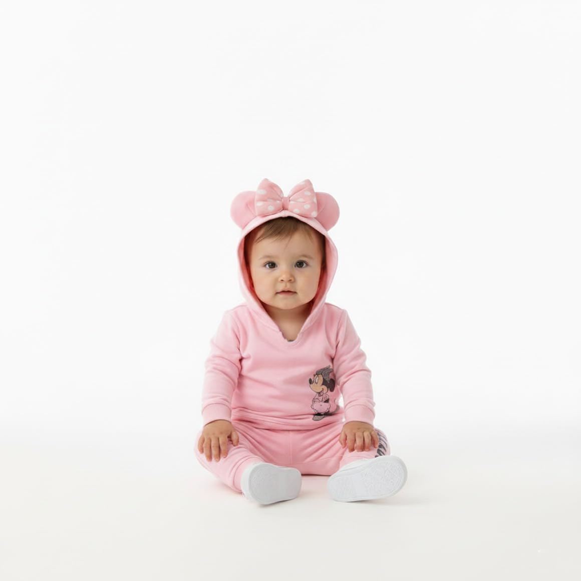 Disney Baby - Mädchen Mm Baby Mädchen Hoodie und Hose Set Koordiniertes Outfit (2er Pack)
