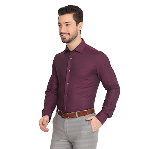 Image of blackberrys Structured Cotton Slim Men's Shirt
