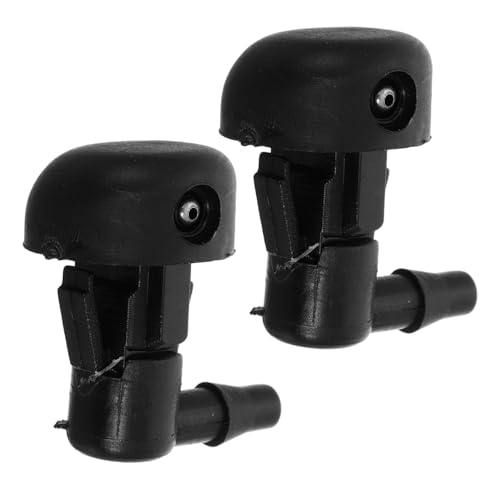 FELTECHELECTR 2piezas Boquillas Limpiaparabrisas Coche Rociador Agua Delantero Para Parabrisas Boquilla Spray Precisa y Duradera Recambio Fácil Instalación Para Limpieza Óptima De Automóvil