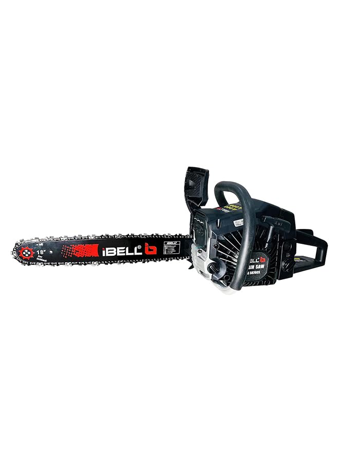 Image of IBELL 5876CS L 58cc Petrol Chain Saw, 2.71kW / 3.52HP Power, 18-Inch Guide Bar & Chain, 3000 RPM - Heavy Duty Wood Cutting Machine- 6 Months warranty