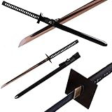 Ysangart 9260 Spring Steel Ninja Katana Sword Japanese Ninjato Full Tang for Practice Collection