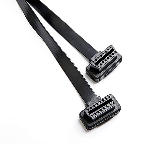 Image of bbfly-B4 OBD II OBD2 16 Pin Splitter Extension 1x Male and 2X Female Extension Cable Adapter 1FT /30CM (10 Pack)