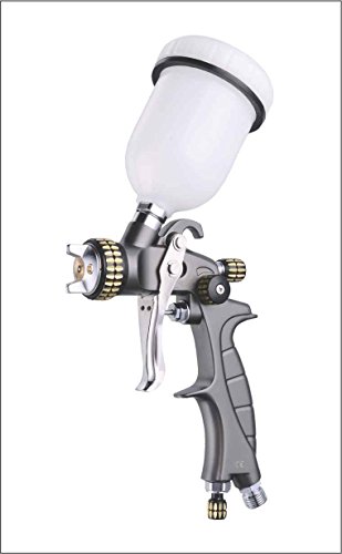 Image of Painter LVLP Gravity Spray Gun PF-02 Non-Drip Paint Cup with Nozzle Tip Size 1.2mm Cup Capacity 300 ml