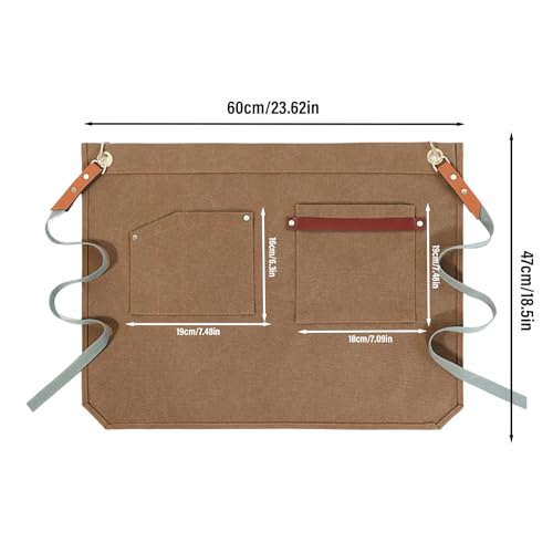 Tablier de qualité professionnelle résistant à l'eau avec attaches réglables pour restaurant - 5