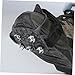 HONMEET Ice Cleats for Shoes and Boots Non- Crampons High-Strength Spikes for Walking Mountaineering and Ice Fishing Lightweight and Portable Design Secure Binding for All Footwear