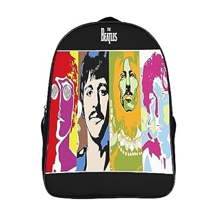 CSTAL Rock Band Adventure Outdoor Sac à Dos Pour Enfants à Partir De 3 Ans, Design Respirant Étudiant The Beatles Sac De Voyage 16inch - Les Beatles, Paul McCartney, John Lennon, RIngo Starr, George Harrison