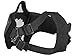 OneTigris X Storm Airsoft Mask, Tactical Mesh Face Protection with Removable Shark Jaw Morale Patch for CS Paintball