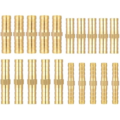 Giantree 20PCS Brass Hose Barb Fittings Cover