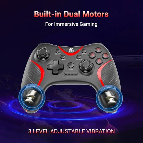 Ant Esports GPL300 PC Controller Wireless, PS3 Controller PC Gamepad with Dual Vibration, 2.4G Wireless Gaming Controller for PC Windows 11 10 8 7,... - Image 2
