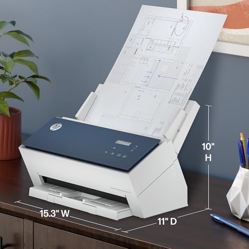 hp scanjet enterprise flow 9000 s1 fast 2-sided scanner with auto document feeder best for office 8q4w0a