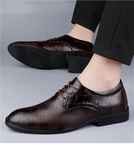 Oxford Lace Up Shoes for Men Comfortable Premium Leather Design for Business and Office Use4
