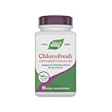 Nature’s Way Chlorofresh Chlorophyll Concentrate, Chlorophyll Supplements, Supports Detox Pathways* & Healthy Skin*, Chlorophyllin Copper Complex, Internal Deodorant*, 90 Softgels (Packaging May Vary)