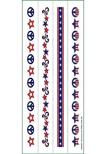 amscan Tattoo Party Bracelet, 8 Ct.,Multi Color,4