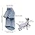 NAVESO Cats Vest Turtleneck Sweater, Sphinx Hairless Cat Clothes, Kittens Winter Clothes, Two-Legged Pet Turtleneck Sweater and Vest for Sphynx Hairless Cat Chihuahua Bulldogs, (Blue) L
